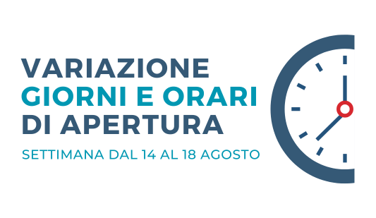 Variazione orario apertura