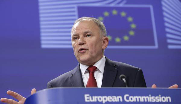 Il commissario europeo Andriukaitis